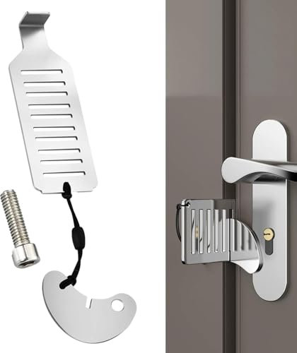 Serrure de porte portable - Serrure de voyage défenseur de sécurité pour la maison - Serrure de porte supplémentaire | Dispositifs portables de sécurité pour portes avec serrure pour appartement