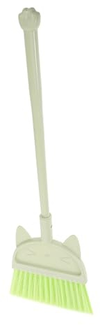 VICASKY Spazzola Piccola per Ragazzo Ragazza Cartone Animato Gatto Giocattolo Finta Pulizia Strumento Pulizia Leggero e Compatto Adatto per Bambine e Ragazzo Ragazza