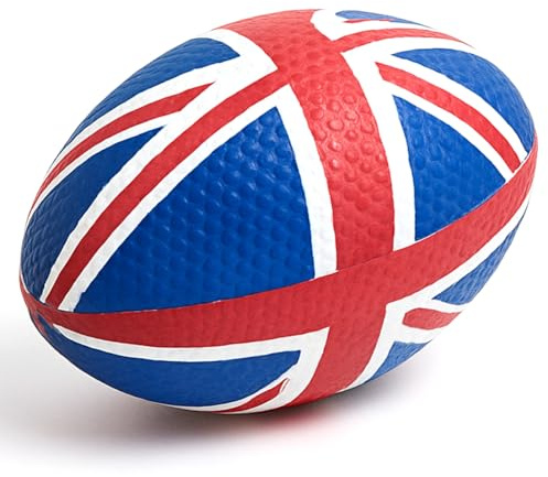xwin sportseries Kids Soft Rugby Ball With Durable Training & Lightweight Foam Ball for Youth Boys & Girls Safe Indoor and Outdoor Play 8.6 Inch for Backyard, Garden, or Sports Field Toy 3+ Ages