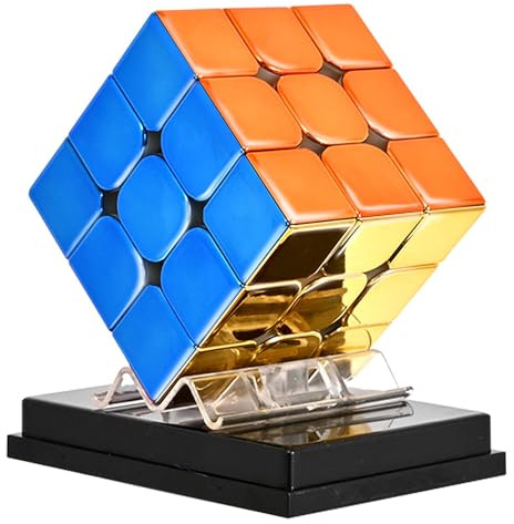 BroMoCube Cubo mágico magnético profesional de 3 x 3 x 3 x 3 cm, espejo brillante, regalo para adultos y niños