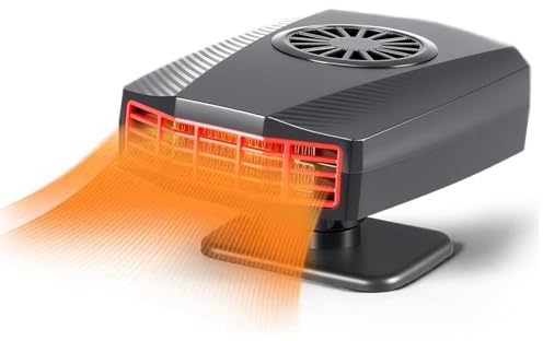 BLO2BIRO Portable 12V Car Heater Heater Defroster 2 in 1 Fast Heating Car Heater that Plugs into Cigarette Lighter Fast Heating/Cooling Automobile Heater Demister Vehicle Fan Suitable for All Car
