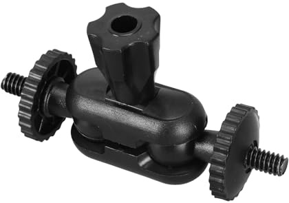 RGYBAO Adaptador de tornillo roscado macho de doble cabeza de 1/4 pulgadas para jaula de cámara y accesorios de monitores