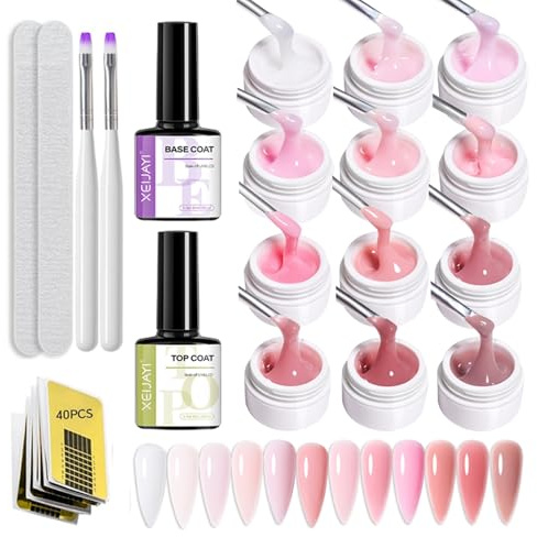 GZSYY Builder - Gel para uñas de gel con capa superior y base