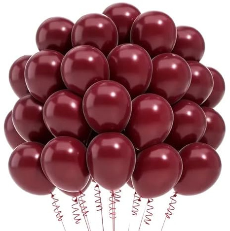 Palloncini Rossi,100 Pezzi 12 Pollici Palloncini Rossi In Lattice Elio con Nastro per Ragazze Deco San Valentino Compleanno Anniversario Baby Shower Decorazioni Kit Arco Ghirlanda