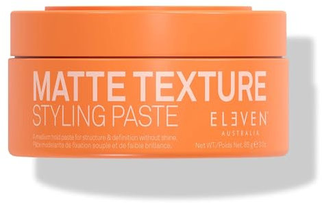 ELEVEN AUSTRALIA Matte Texture Styling Paste Natural Ingredients For a Natural Hold - 3 Oz