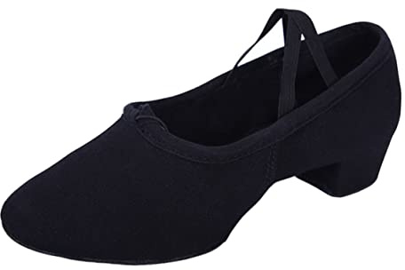 GALPADA Zapatillas De Ballet para Mujer Suela Zapatos De Baile De Tacón para Yoga y Escenario Casa o Estudio