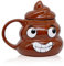 Creative Poop Tasse 3D drôle en céramique avec couvercle, tasse de 400 ml, idée de cadeaux créatifs