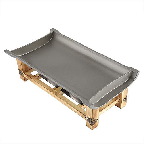 Grilla de Barbacoa Coreana, Barbacoa Portátil Picnic Utensilios de Cocina Picnic Coreana Parrilla Placa Parrilla sin Palo con Estufa Portátil para Barbaco (Gran tamaño 38 cm)