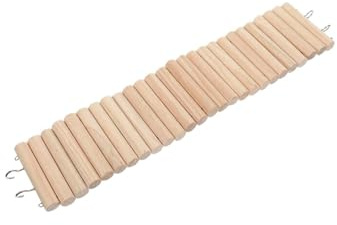 SUIOPPYUW Stylish Wooden Hamster Ladder Offers Unique Climbing Experience Elevating Play For Mice Rodents With Bendable Rat Long Bendy Bridge Wooden Ladder Bridge Rodent