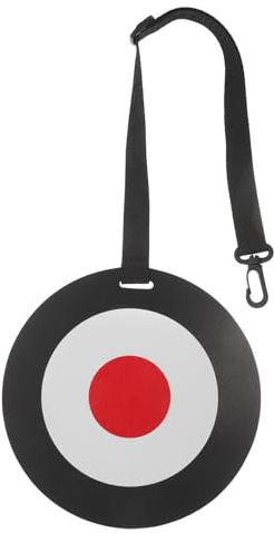 Mikinona Bersaglio da Calcio Regolabile con Cinghie per Allenamento di Precisione, Attrezzatura per Tiro e Allenatore di Porte da Calcio per Uso Indoor e Outdoor, Supporto per Allenamento