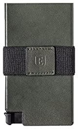 Ekster Senate Cardholder Wallet | RFID Wallet for Men & Women | Slim & Minimalist Aluminum Wallet with Pop Up Cardholder (Juniper Green)