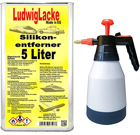 5 Liter Silikonentferner kurz & Zerstäuber