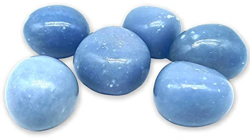 TENET - 3 PEZZES Polerad handlad natursten för kristallterapi, reiki och meditation - 20-25 mm (ANGELITE)