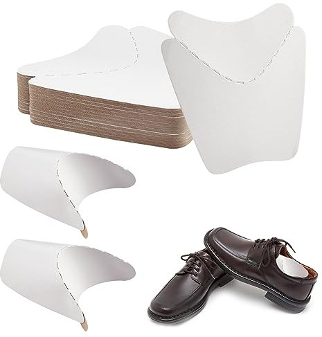 BENECREAT 40 Par Plantillas de Cartón para Zapatos Árbol, Soporte Moldeador de Zapatos para Hombres Y Mujeres, Organizador de Zapatos, 150x150x0.4mm