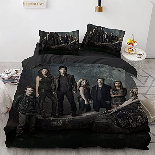 WOLWES The Van Pie Bettwäsche 135x200cm,Horrorfilm Hauptfigur Kinder Bettbezüg und 1 Kissenbezug 80×80 Mikrofaser Bettbezüg mit Reißverschluss Weich und Bügelfrei（C1）