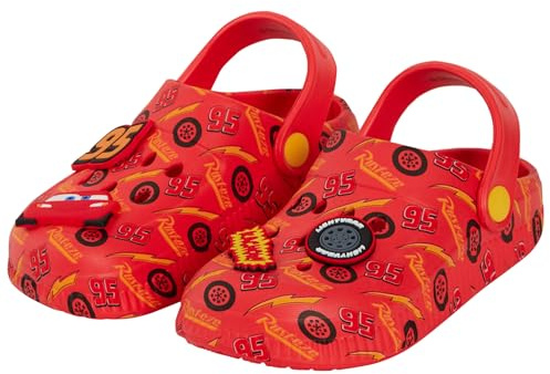 Disney Boys Cars Clogs Red 7 UK Child