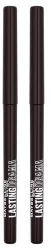 Maybelline New York Lasting Drama Automatischer Kajalstift, wasserfest, pigmentierter Strich, 36 Stunden, Farbe Black Out Drama – 2 Kosmetika