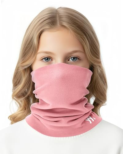YANIKY Kinder Schlauchschal Halstuch, Winddichte Kreisschlaufen Multifunktionstuch, Leichter Atmungsaktiver Neck Warmer Für Skifahren Und Outdoor Winter Aktivitäten Mädchen und Jungen