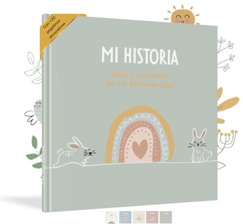 HUBORNS - Libro de Recuerdos del Bebé Nacimiento hasta 5 Años
