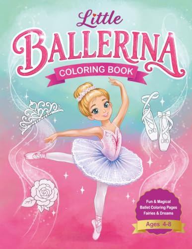 Little Ballerina Coloring Book