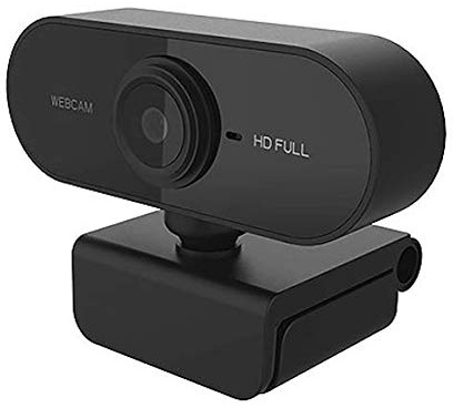 SIMPLETEK - Webcam Full HD 1080p - Rotazione 360° con Microfono Integrato e Autofocus - Ideale per Videochiamate