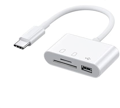 Xingdianfu USB C SD-kortläsare, 3-i-1 USB C SD-kortläsare, SD TF-kortläsare adapter, kamera minneskortläsare