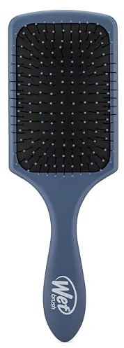 WetBrush Paddle Detangler with HeatFlex Bristles and Aquavents to Help Drying, Wider Surface Area Detangles in Less time, Detangles Hair with Ease, Suitable for All Hair Types, Elemental Blue