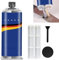 AB Metal Repair Glue Metallkleber Hitzebeständig Metall Kleber Magischer Schweißkleber Metall Reparatur Paste Wasserfeste Versiegelung und Hitzebeständigkeit Riss Mittel Reparatur mit Schaber（85ml）