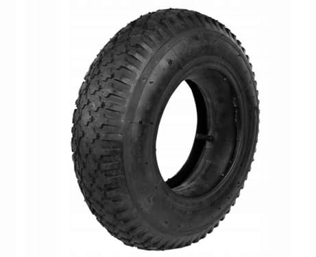 BK Shop Schlauch Reifen für Schubkarre | Schubkarrenrad Schubkarrenreifen Schlauch 4 00-4 | Schläuche für Schubkarrenräder 3.50/4.00-6 | Ersatzschlauch Schubkarrenrad Vollgummi