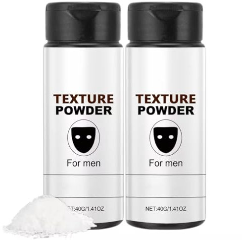 Poudre Texturisante Cheveux, Poudre Coiffante, Poudré Coiffante Homme, Poudré Texture, Texture Powder, Effet Mat Et Volume Maximisé Poudrè Texturisante Pour Homme, Poudrè Haare Mit Effekt (40g, 2PC)