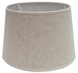 Pantalla - pantalla cónica abierta en color beige, medidas 25x20x15 cm, ideal para lámparas E27, ofrece una iluminación suave y decorativa.