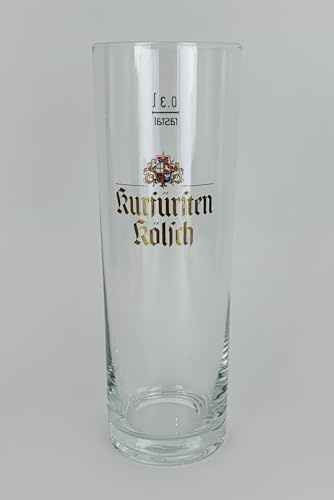 Generisch Kurfürsten Kölsch Bicchieri da 0,3 l, bicchieri, bicchieri da birra/collezionisti/birra/bicchieri da pils/bar/gastro, set da 2 pezzi