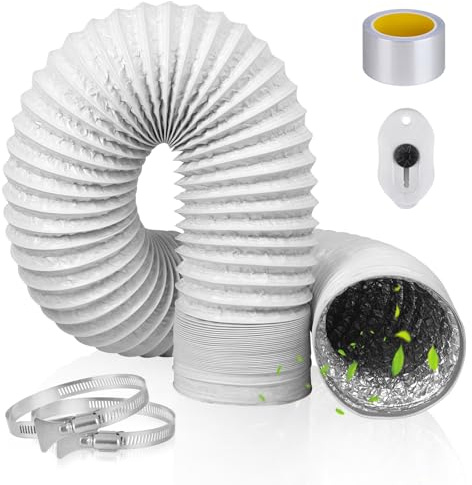 Tubo Flexible Campana Extractora de 100mm×2m, para Climatización Secadora