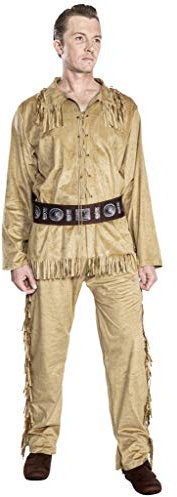 Maskworld Old Shatterhand Kostüm Cowboy, Trapper, Fährtensucher Western - Größe: S - Lizenz-Kostüme aus den Karl-May-Filmen für Karneval und Motto-Party