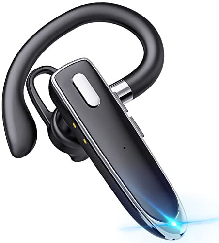 Boytond Bluetooth-Headset, kabelloses kopfhörer mit Mikrofon, Fahr-Headset mit 24-Stunden-Gesprächszeit, kompatibel mit iSO- und Android-Telefonen