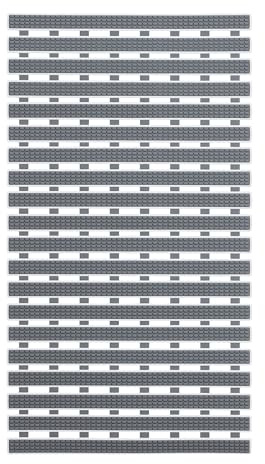 Relaxdays Antirutschmatte Dusche & Badewanne, 69 x 38 cm, rutschfeste Duschmatte mit Saugnäpfen, Badematte, grau/weiß