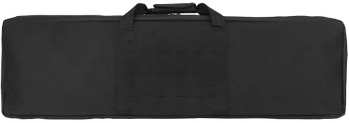 Peminkoo Bolsa para Pistola de Caza de 100 cm, Funda Protectora para Rifle de Combate, Paintball táctico, Molle, para Tiro con Airsoft (Black)