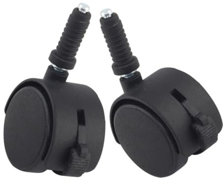 Angoily 2pièces Lot De Roulettes De Remplacement Pour Chaises De Bureau Et Petites Chaises Roulettes Pivotantes Faciles à Installer Sans Outils Roues De Rechange Pour Étagères Et