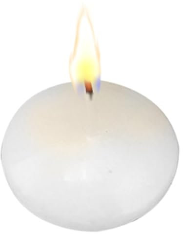 Candele galleggianti – Lunga durata di combustione, candela decorativa piccola centrotavola per matrimoni, 3,5 x 3,5 x 1 cm, candele galleggianti non profumate per vasca da bagno, piscina, vaso