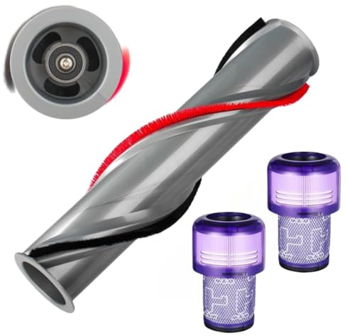 Mopphuvud för Dyson V11, dammsugare reservdelar, inkluderar 2 HEPA-filter, dammsugarborste tillbehör, reservborstehuvud för Dyson-tillbehör, borsthuvud