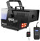 BeamZ RAGE1800LED Nebelmaschine mit Lichteffekt, 1800 Watt, RGBW LEDs, Fogger, Rauchmaschine, Fog Machine, Funkfernbedienung, Timer DMX, 3,5 Liter, Disco Partynebel für DJs auf Veranstaltungen