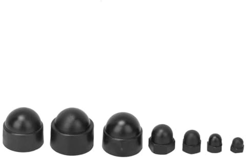 Mutterskydd, kupollock, 145st Gummihackmutterskydd Skruvlock M4 M5 M6 M8 M10 M12 Hårdvarufästen med hög hållfasthet