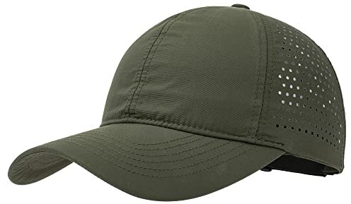 Gorra Beisbol Hombre Mujer Gorra Trail Running Golf Rejilla Tenis Gorras Mujer de Hombre Beisbol Gorro Running Ciclismo Homme Mujer Proteccion Solar Sombrero Mujer Verano Playa Hombre, Ejercito Verde