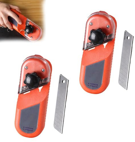 Lot de 2 planches de plâtre en V chanfreinées à double fente à 45 ° pour le travail du bois, rabot manuel à angle droit pour le travail du bois, planche de plâtre manuelle rapide avec 10 lames pour