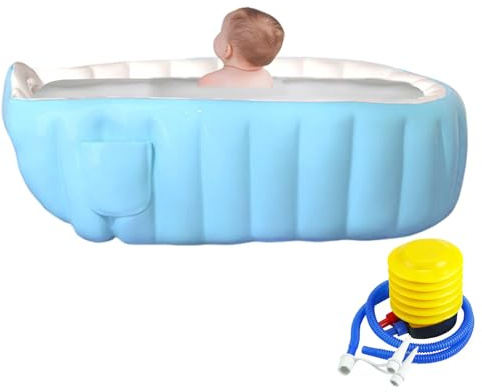 Vasca Da Bagno Gonfiabile Per - Vasca Gonfiabile Per Con Pompa A Pedale | Vaschetta Doccia Cura Antiscivolo Portatile Per Bambini Dai 2 Anni