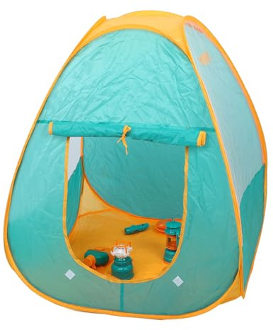SUNGOOYUE Juego de Camping para Niños Juguete de Aventura con Luces Binoculares Tienda Material de Primera Calidad Valor Educativo Opciones de Juego Versátiles Ideal para Jóvenes Aventureros