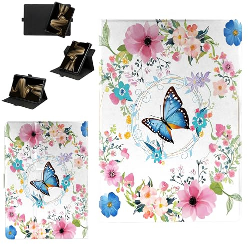 Custodia Compatibile per Amazon Fire Hd 8 Plus 2022 8.0-pollici Tablet Cover Custodia Case [Funzione di rotazione a 360 gradi][Protezione rinforzata dei bordi contro le cadute] LHD