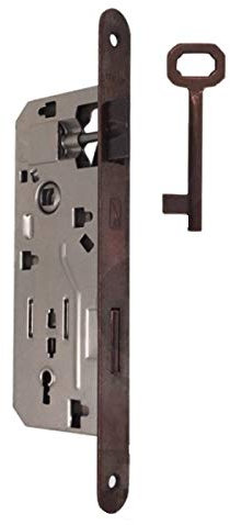 SERRATURA PATENT mm 8x70 E40 BT BRONZATA GB