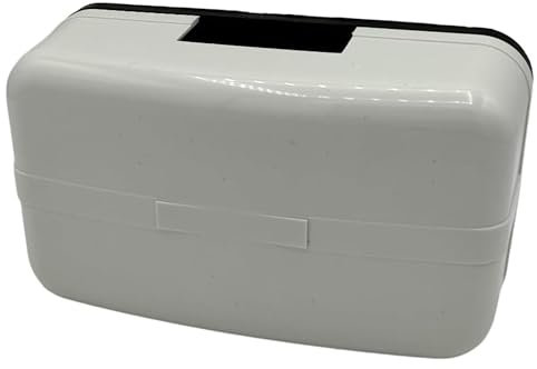 RASMACOR | Campanello musicale DING-DONG | 230 V 20 W 85 dB | Colore bianco | 135 x 80 x 50 mm | Per montaggio a parete | Fori nella parte superiore