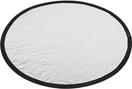 Réflecteur de Photographie 2 en 1, Réflecteur 2 en 1 Argent Doré, Mini Réflecteur de Lumière Rond Pliable Portable avec Sac pour éclairage de Photographie de Studio (30cm)